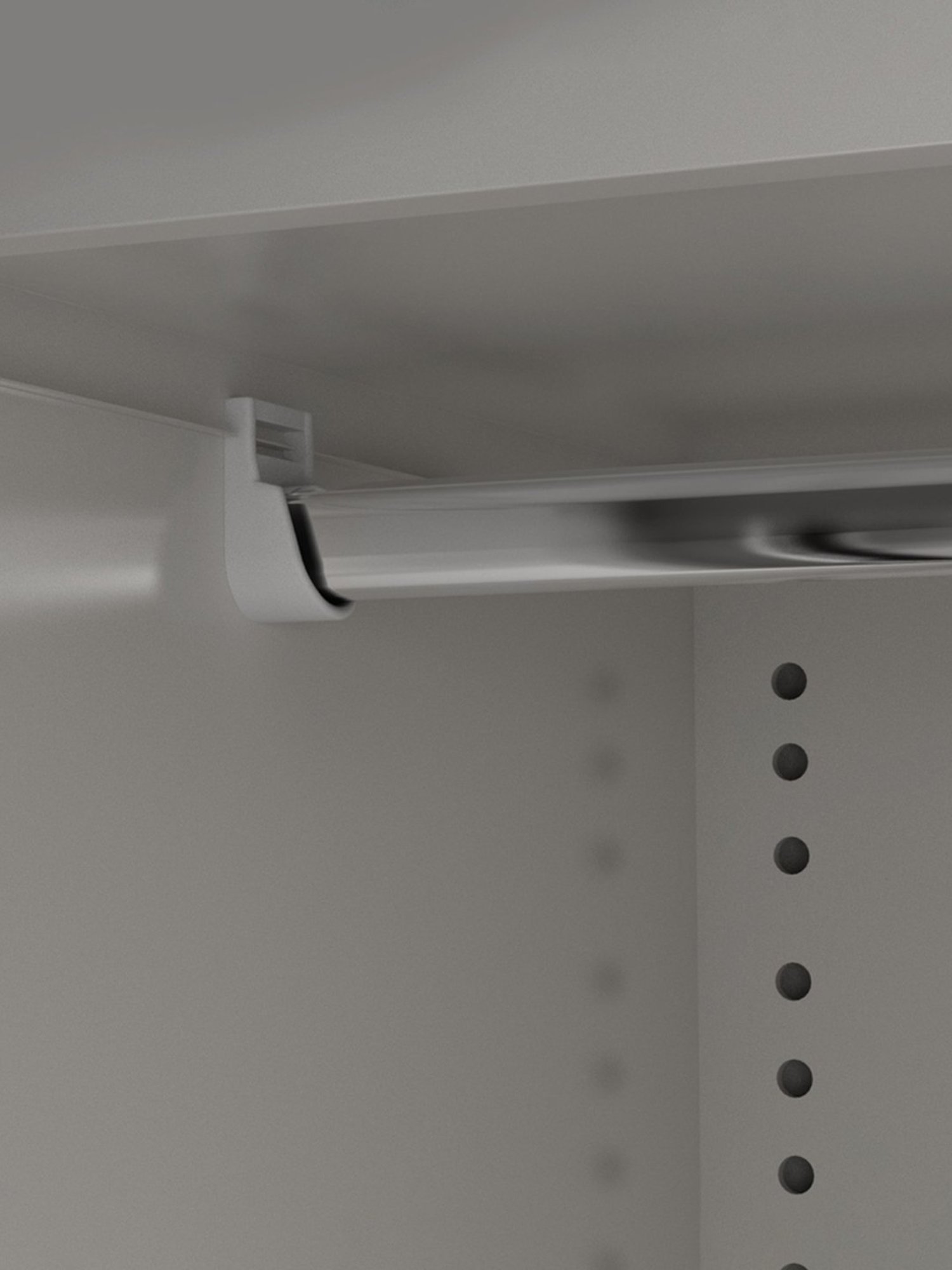 Godrej Interio Slimline 2-Door Steel Almirah, Tex Sea Pine (1-Year Warranty, 1 Locker, 1 Drawer)