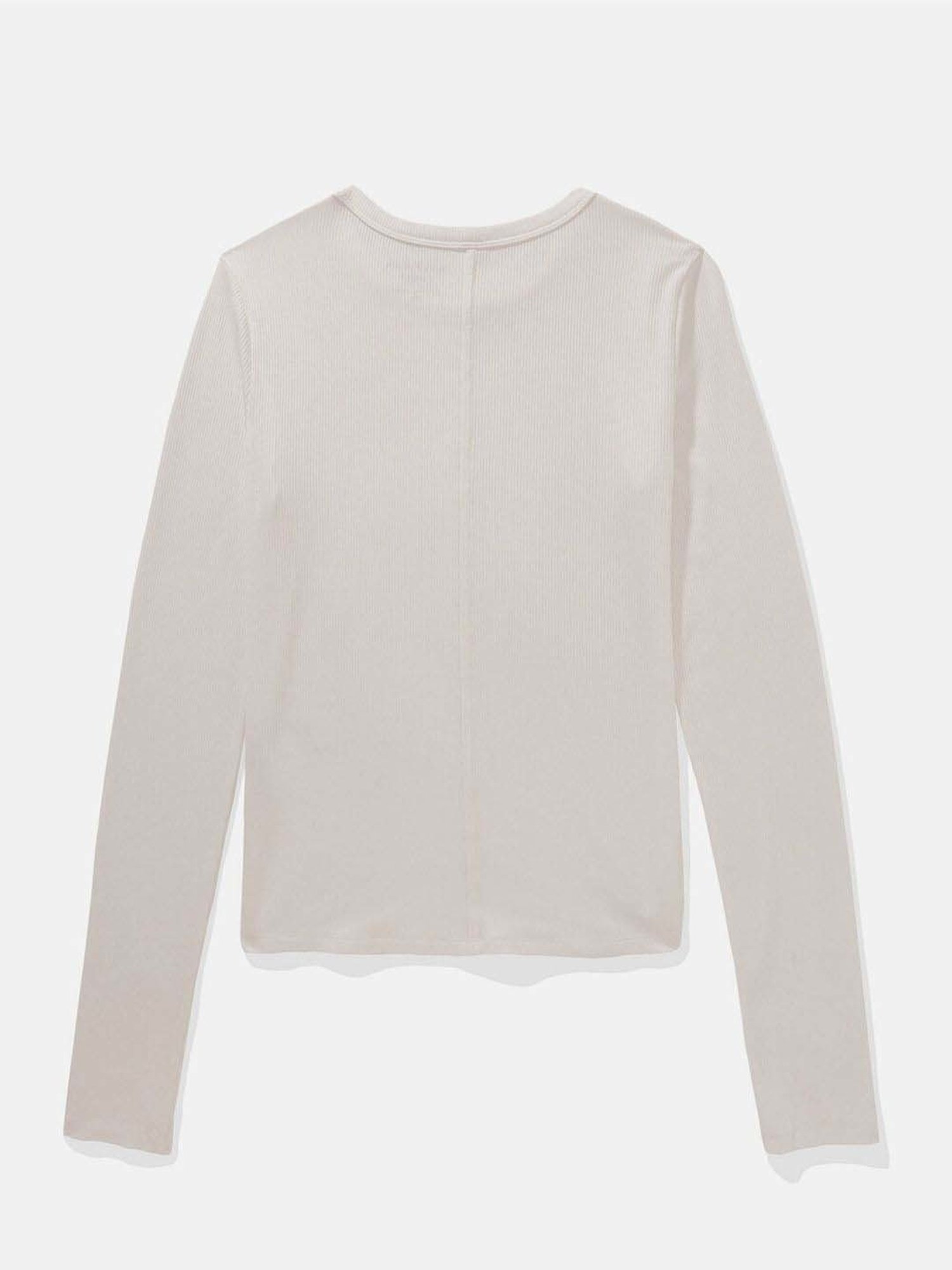 American Eagle Outfitters White Plain T-Shirt