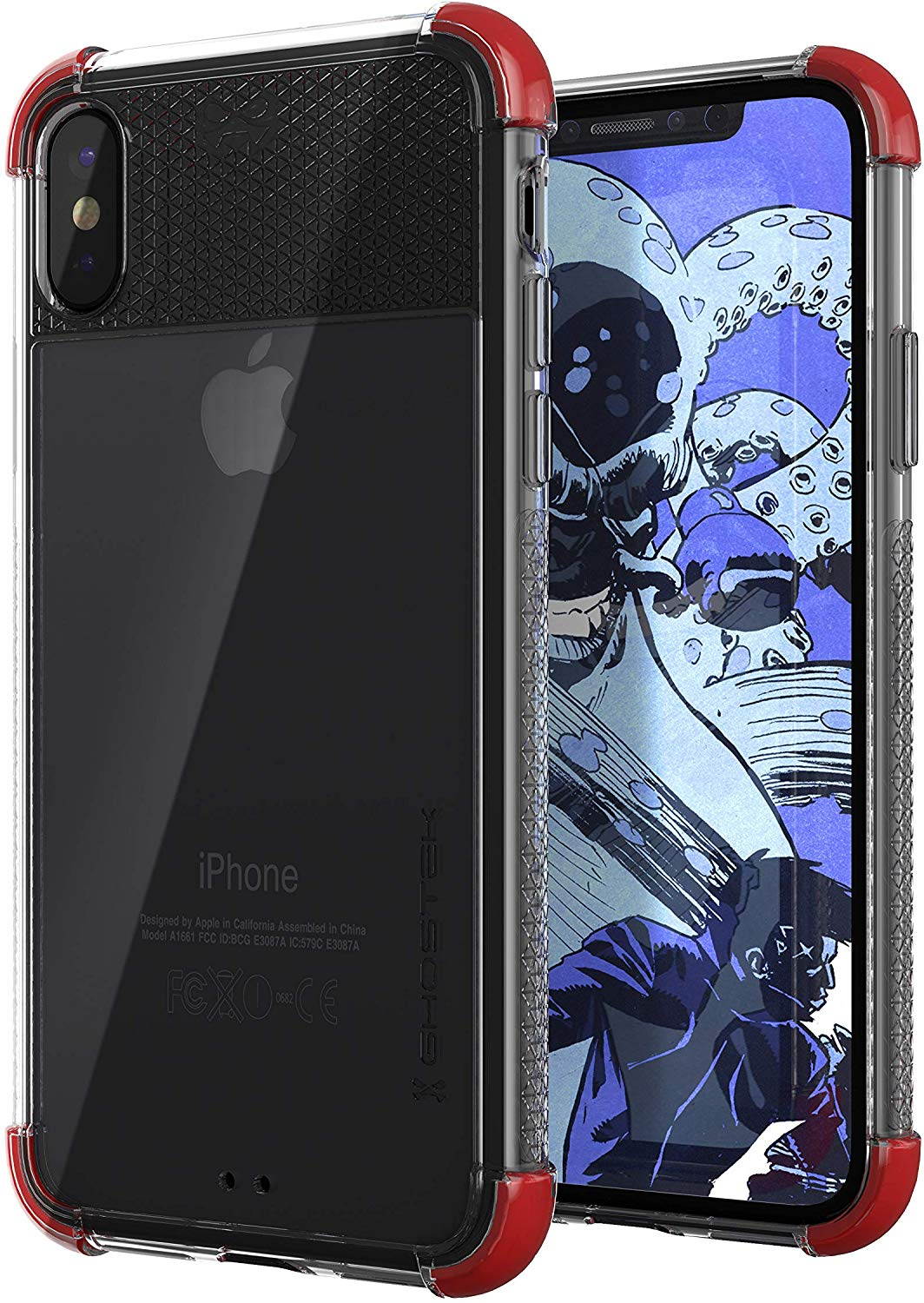 Moshi Vitros Clear Case for iPhone 11 - For Apple iPhone 11 Smartphone - Clear, Raven Black - High Gloss
