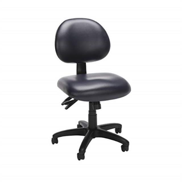 Vinyl Twenty-Four Hour Adjustable Computer Task Chair (Navy)