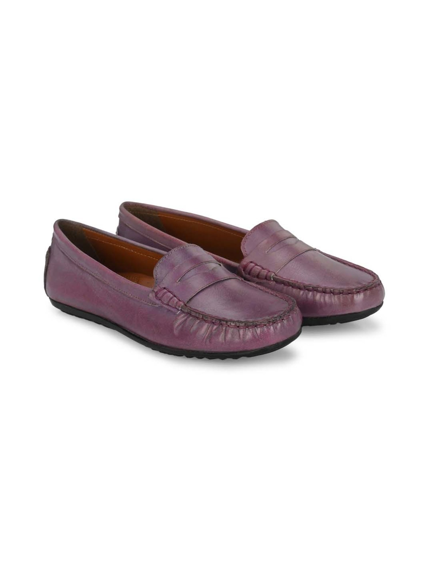 Carlo Romano Women's Purple Casual Loafers