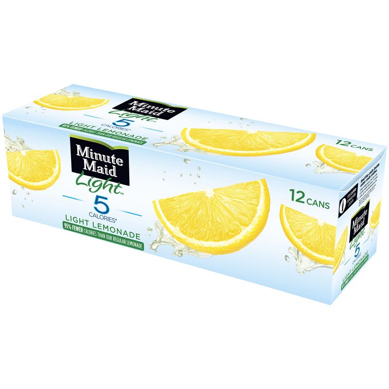 Minute Maid Light Lemonade - 12pk/12 fl oz Cans
