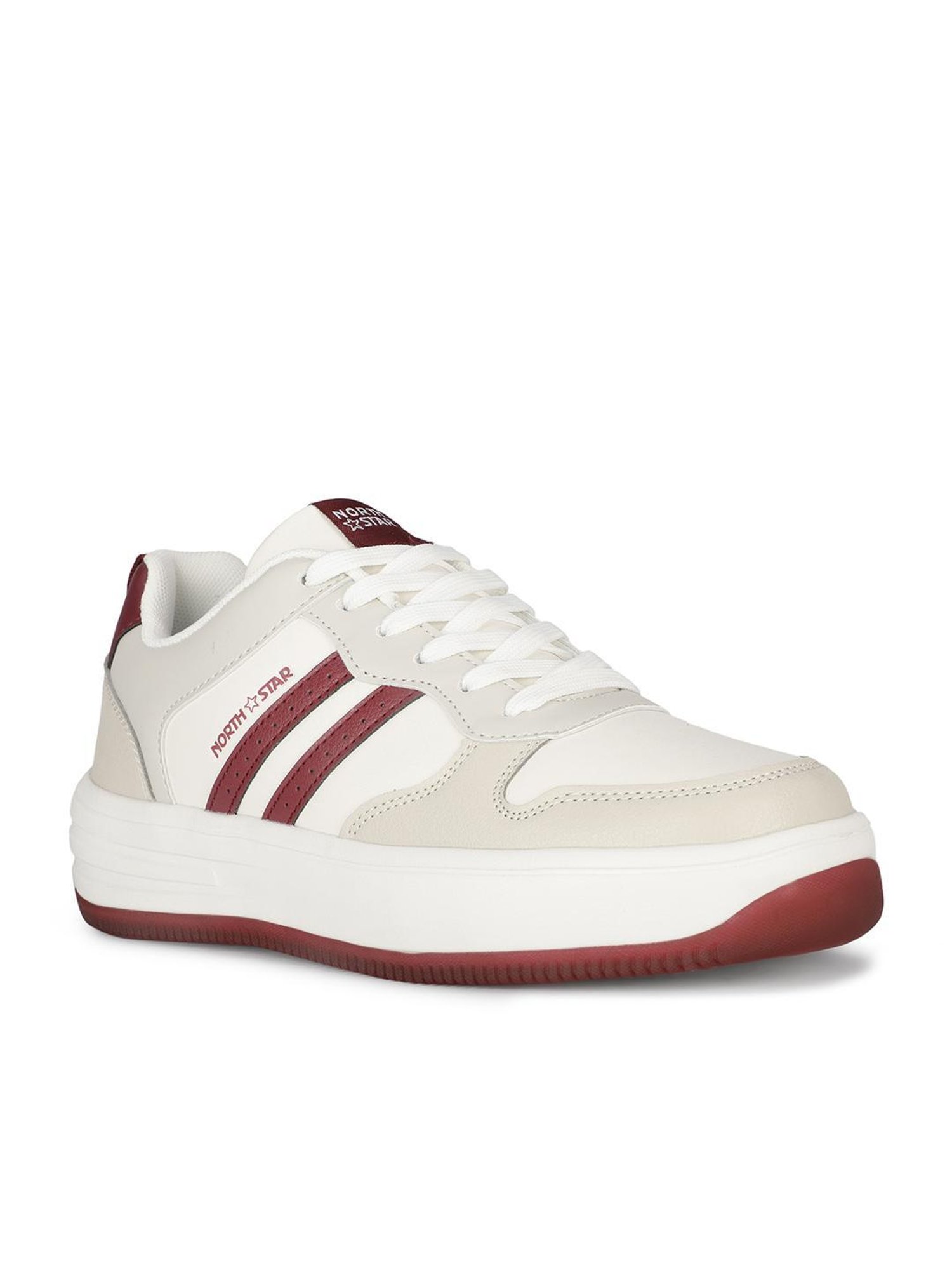 North Star by Bata Women's GINA Beige Sneakers