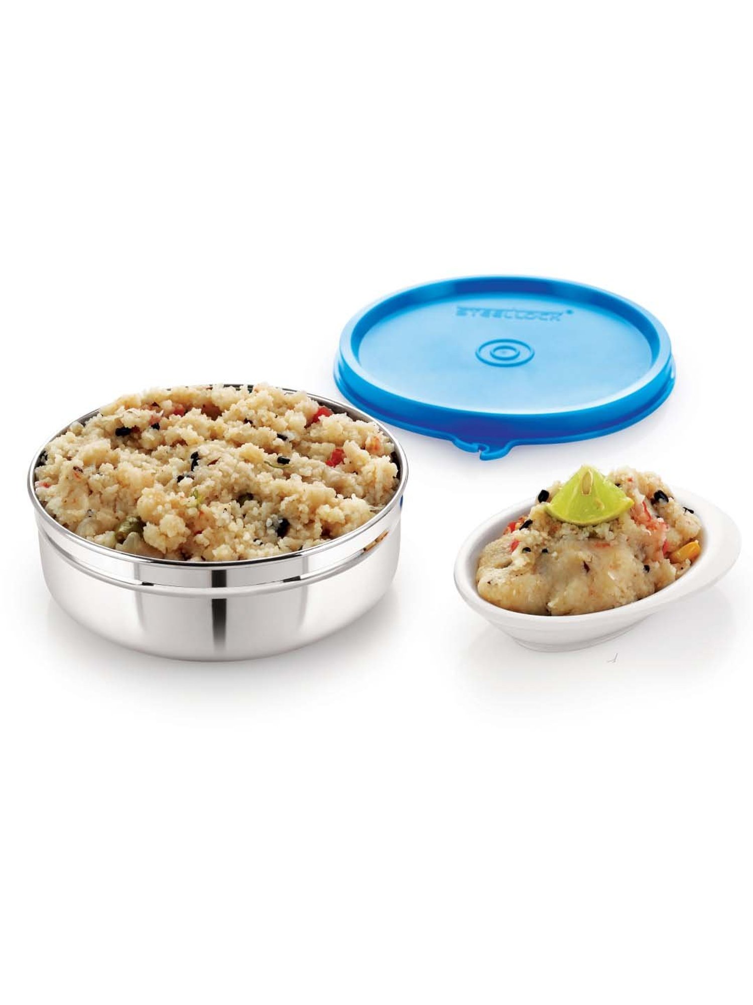 Steel Lock Multicolor Stainless Steel Container Set