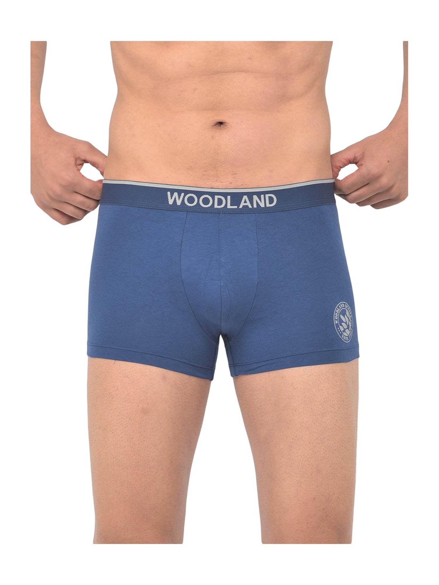 Woodland Blue Solid Trunks