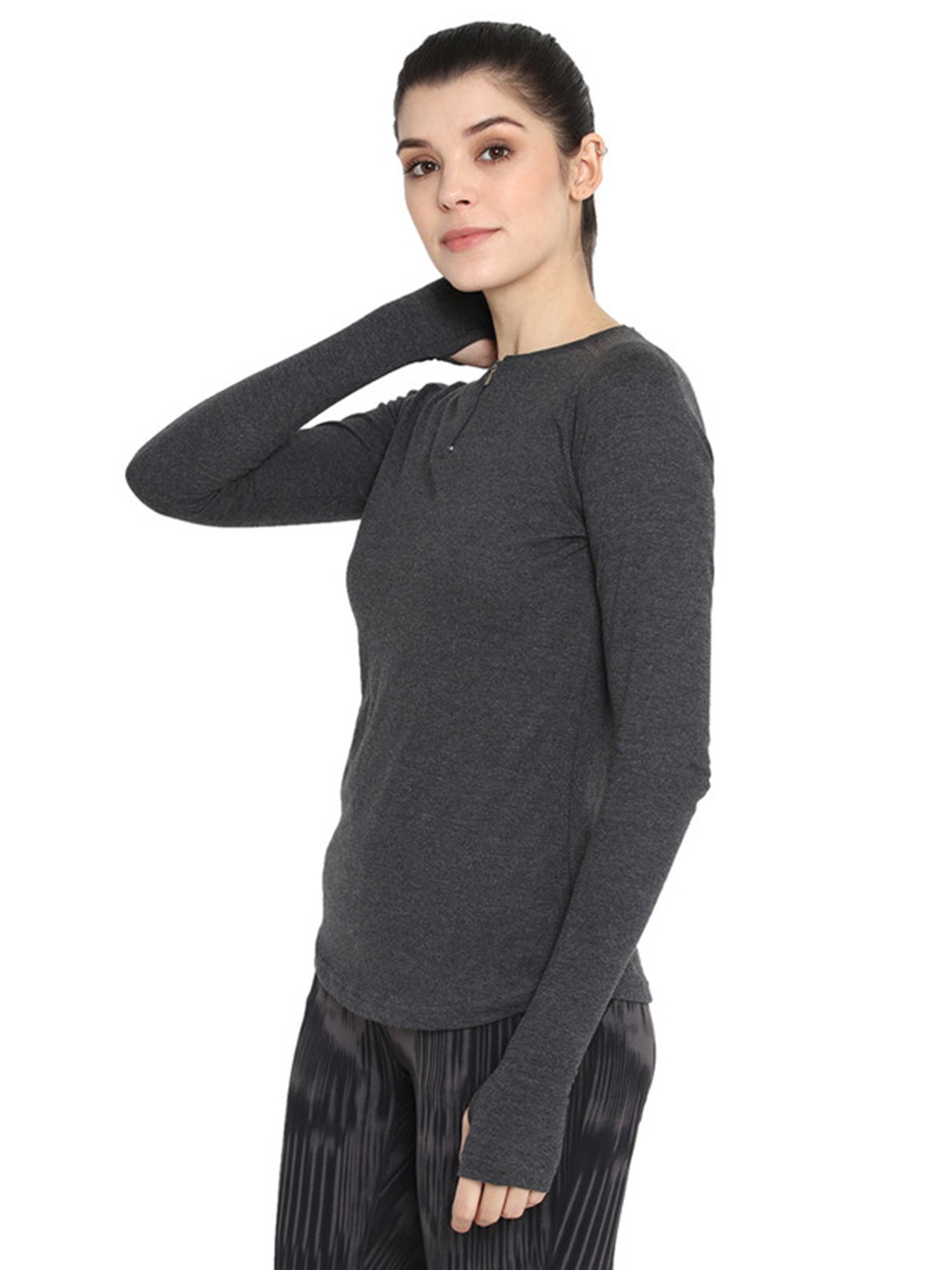 Appulse Charcoal & Maroon Cotton T-Shirt - Pack of 2