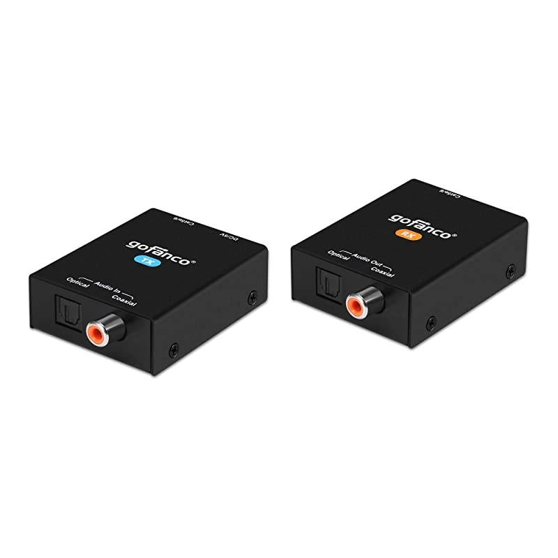CoaxialOptical Toslink Digital Audio CAT5e6 Extender 984ft 300m Extension PoC 51Channel Dolby Digital 51 DTS 51 DTSHD PCM Compact AudioCATExt