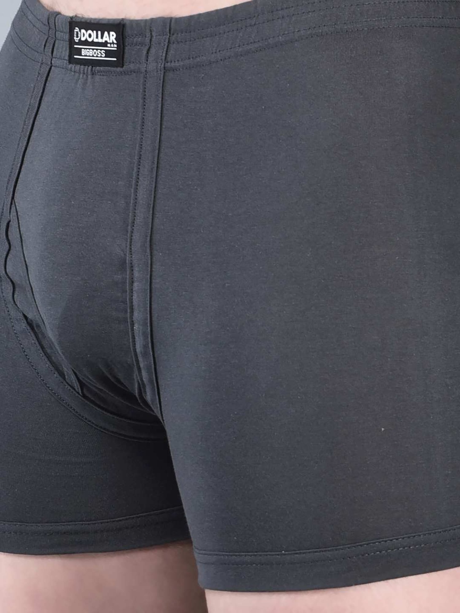 Dollar Bigboss Assorted Cotton Regular Fit Trunks - Pack Of 3