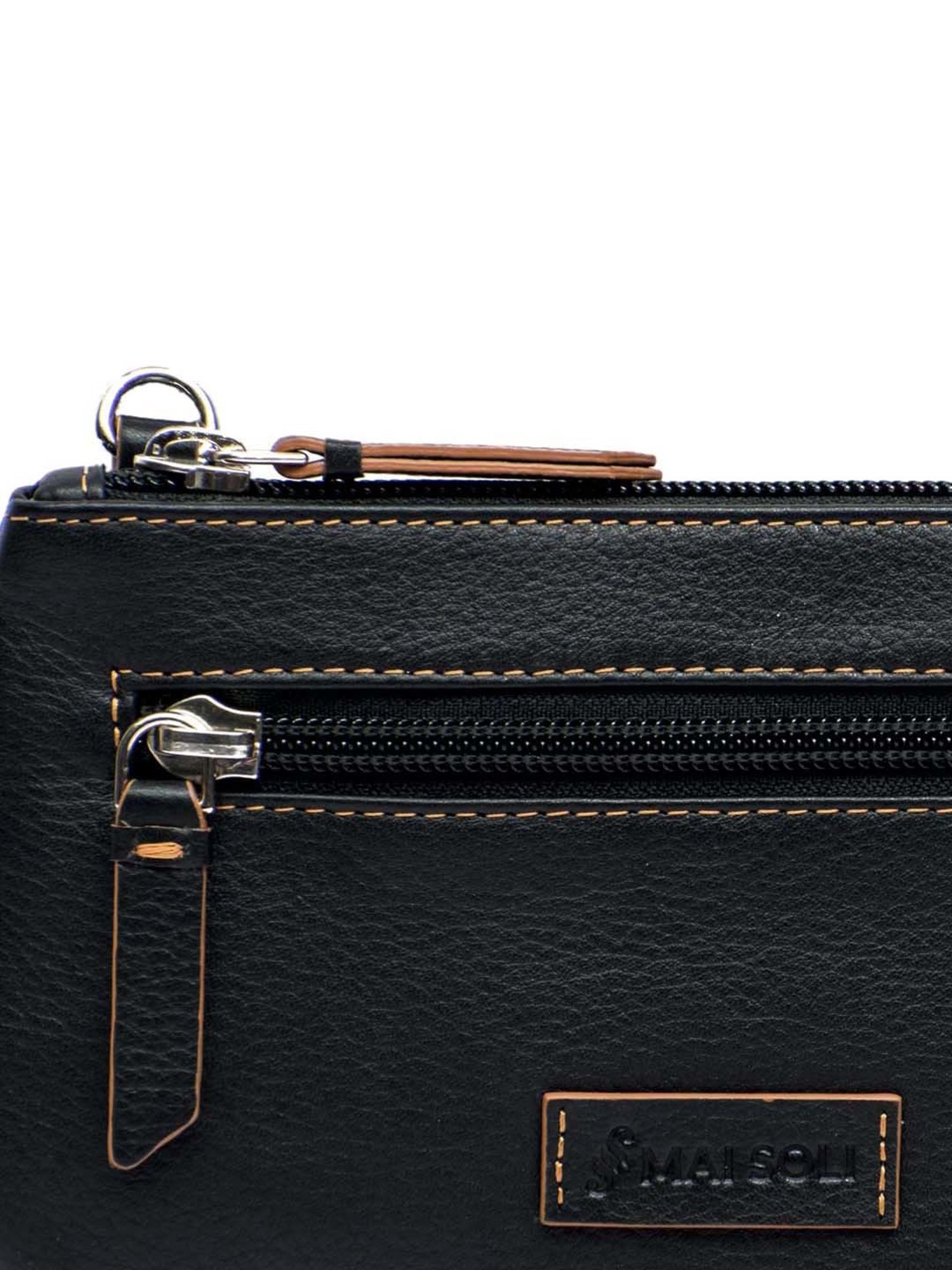 Mai Soli Virginia Large Slim Wristlet Pouch - Black