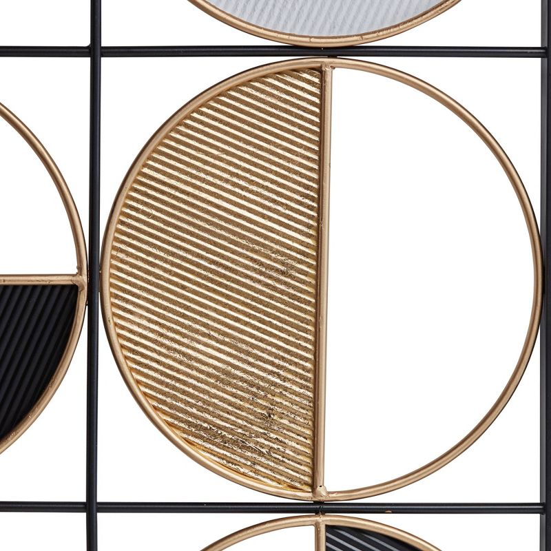 Newhill Designs Half Circle 40" High Multi-Color Metal Wall Art