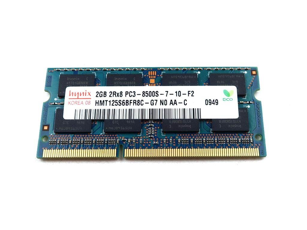Hynix HMT125S6BFR8CG7 2 GB DDR3 RAM Module - SO DIMM 204-Pin - PC3-8500 - CL7