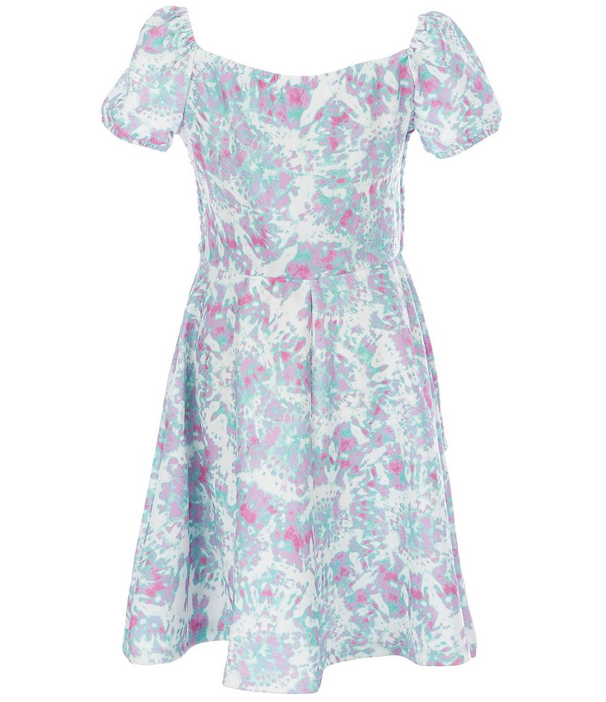 Mini Molly Big Girls 8-14 Ruffle-Sleeve Shift Dress