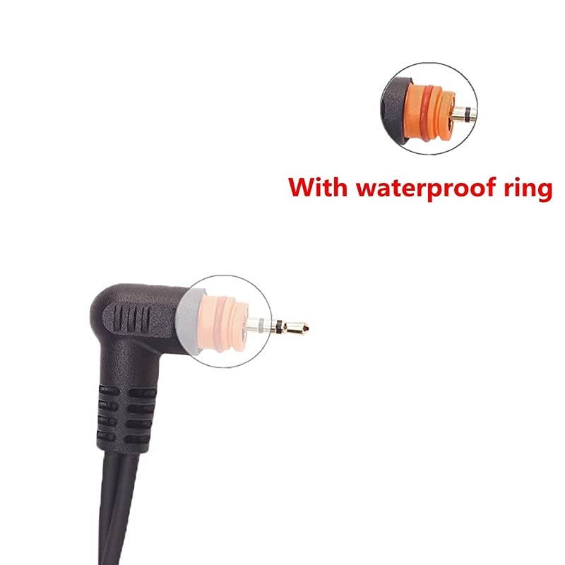 Earpiece Headset for Motorola SL300 SL7550 7580 7590 SL4000 SL3500e SL1K SL1M Walkie Talkie 2 Way Radio,with Acoustic Tube Earpiece and Mic PTT