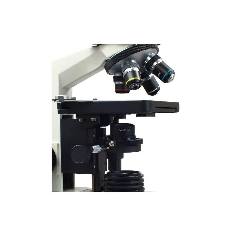40X-1600X Lab Trinocular Darkfield Biological Compound Microscope Dry Darkfield Condenser