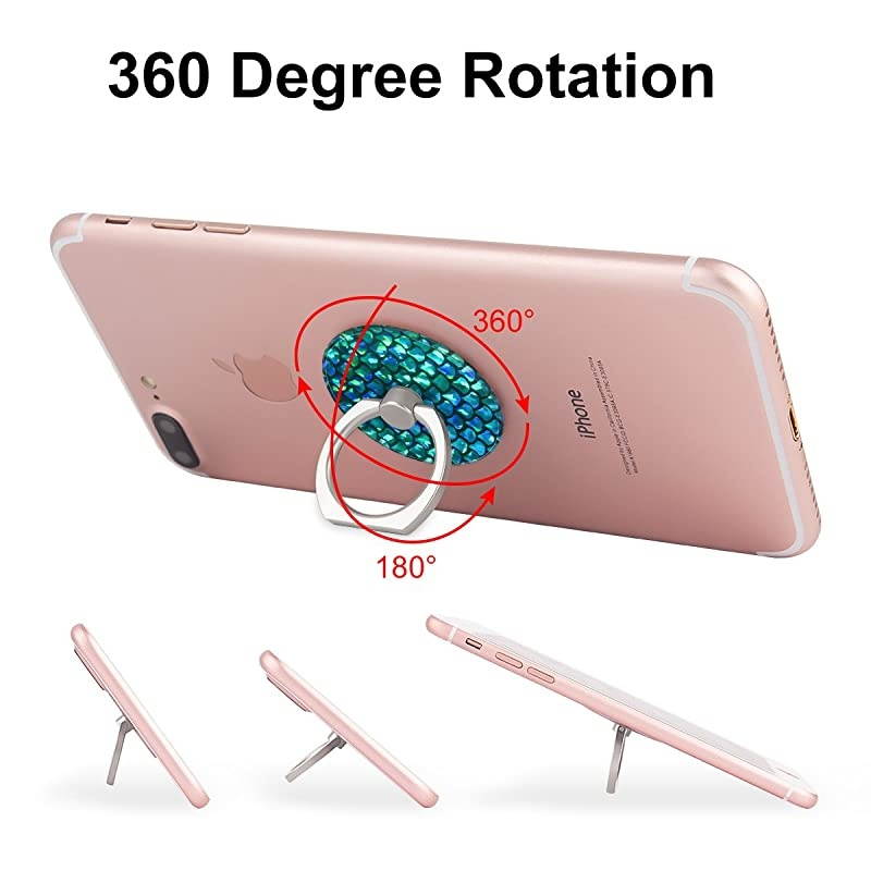 PackRing Phone Holder Bracket Stand Kickstand for SmartphonesTabletsPadsMermaid Scale