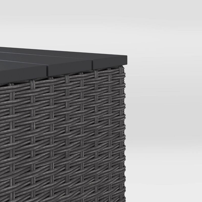 Manteo 70" Rectangular Outdoor Patio Fire Pit Table Light Gray - Modway