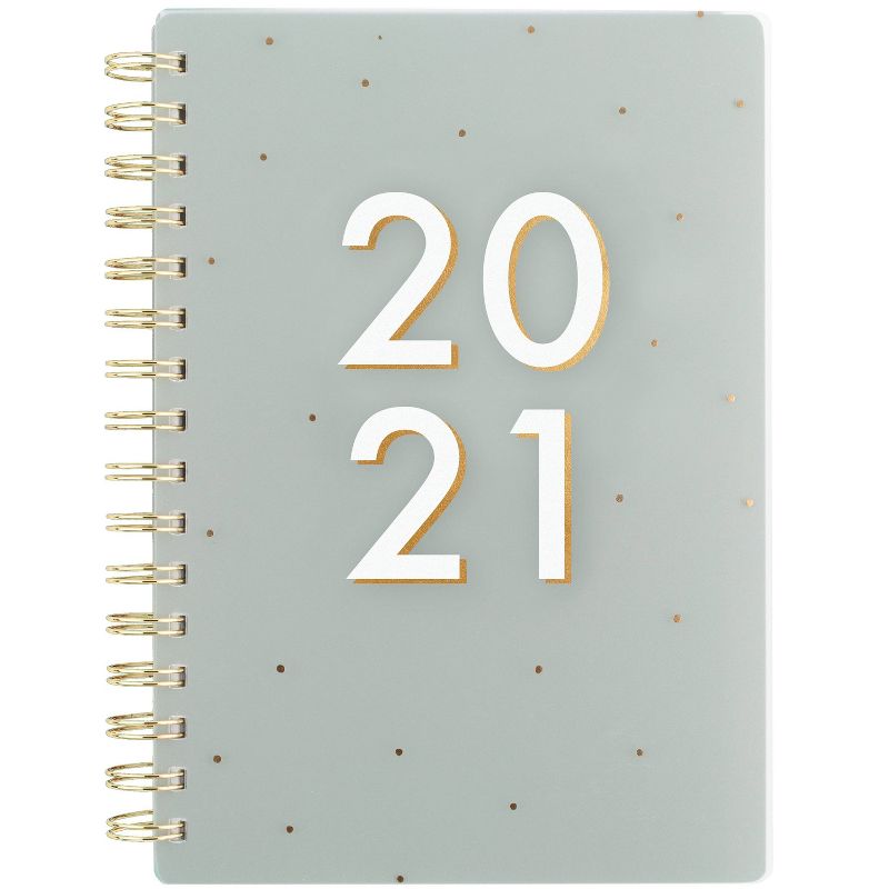 2021 Planner 8.5" x 5.875" Poly WB Green - Sugar Paper™