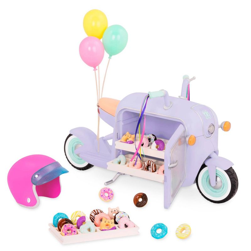 Glitter Girls Donut Delivery Scooter with Electronics