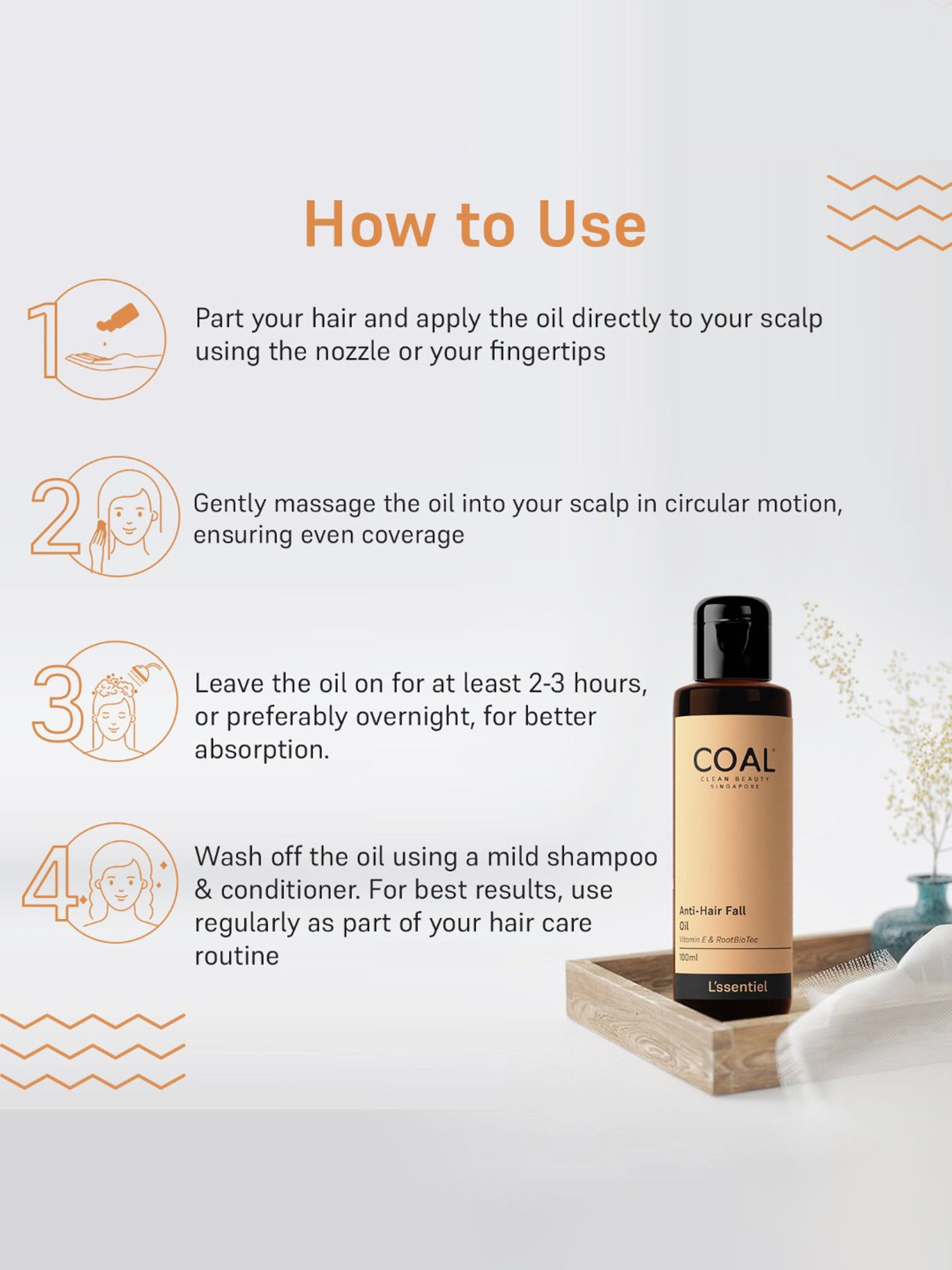 COAL Clean Beauty Anti-Hair Fall Oil - 100 ml