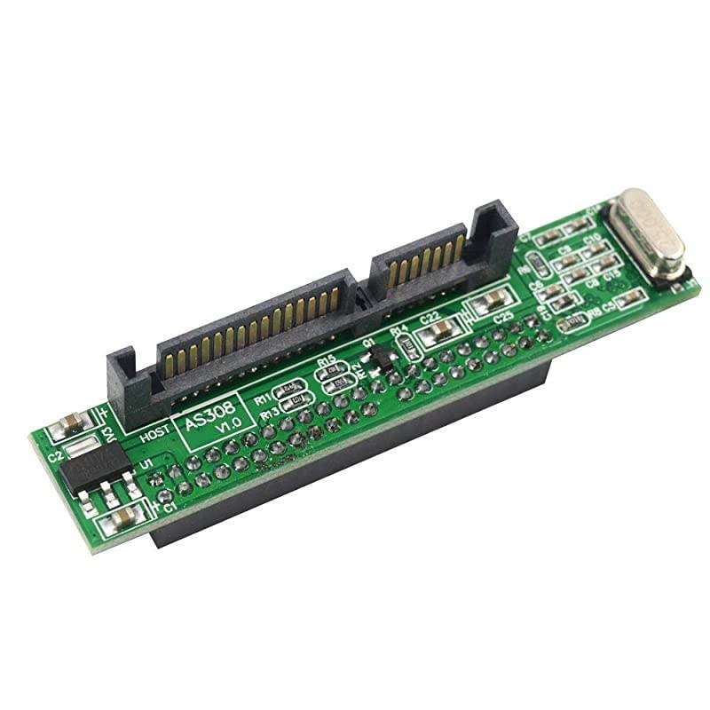 2.5" Inch IDE to SATA Adapter, Convert Laptop 44 Pin Male IDE PATA HDD Hard Disk Drive SSD to a Serial ATA Port