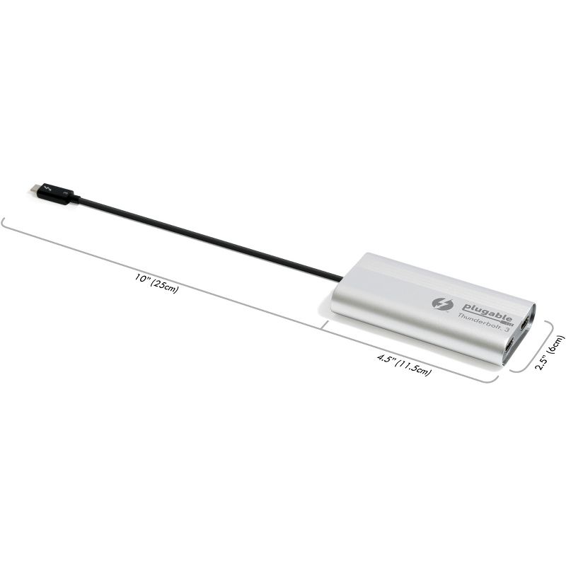 Plugable Thunderbolt 3 to Dual HDMI 2.0 Display Adapter Compatible with MacBook Pro Systems (2019??8??7), and Dell XPS. Project or Stream to Up to ...