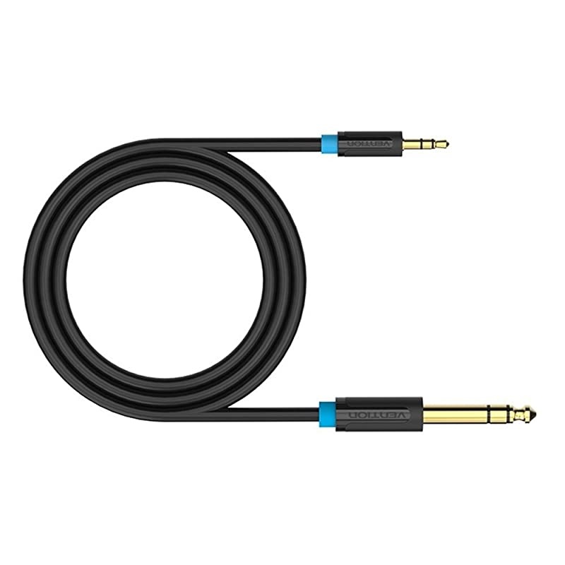 10FT 1 8 quot Male 3 5mm to 1 4 quot Male 3 5mm to 6 35mm Aux Jack TRS Stereo Audio Cable for iPhone iPod Guitar Laptop Amplifier Microphone 24K 15U Gold Plated PVC Infection Molding Shell