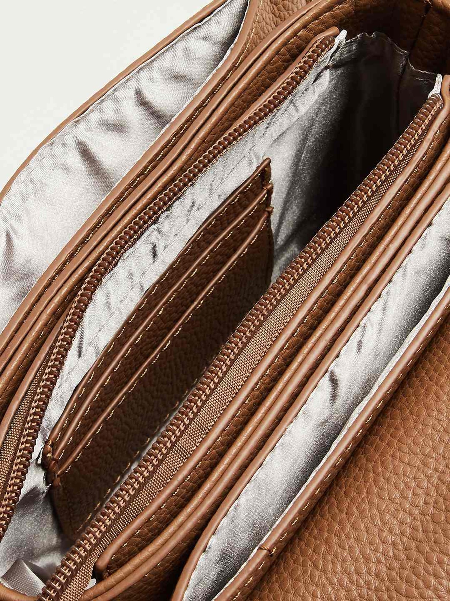 Code by Lifestyle Beige Animal Effect Sling Handbag