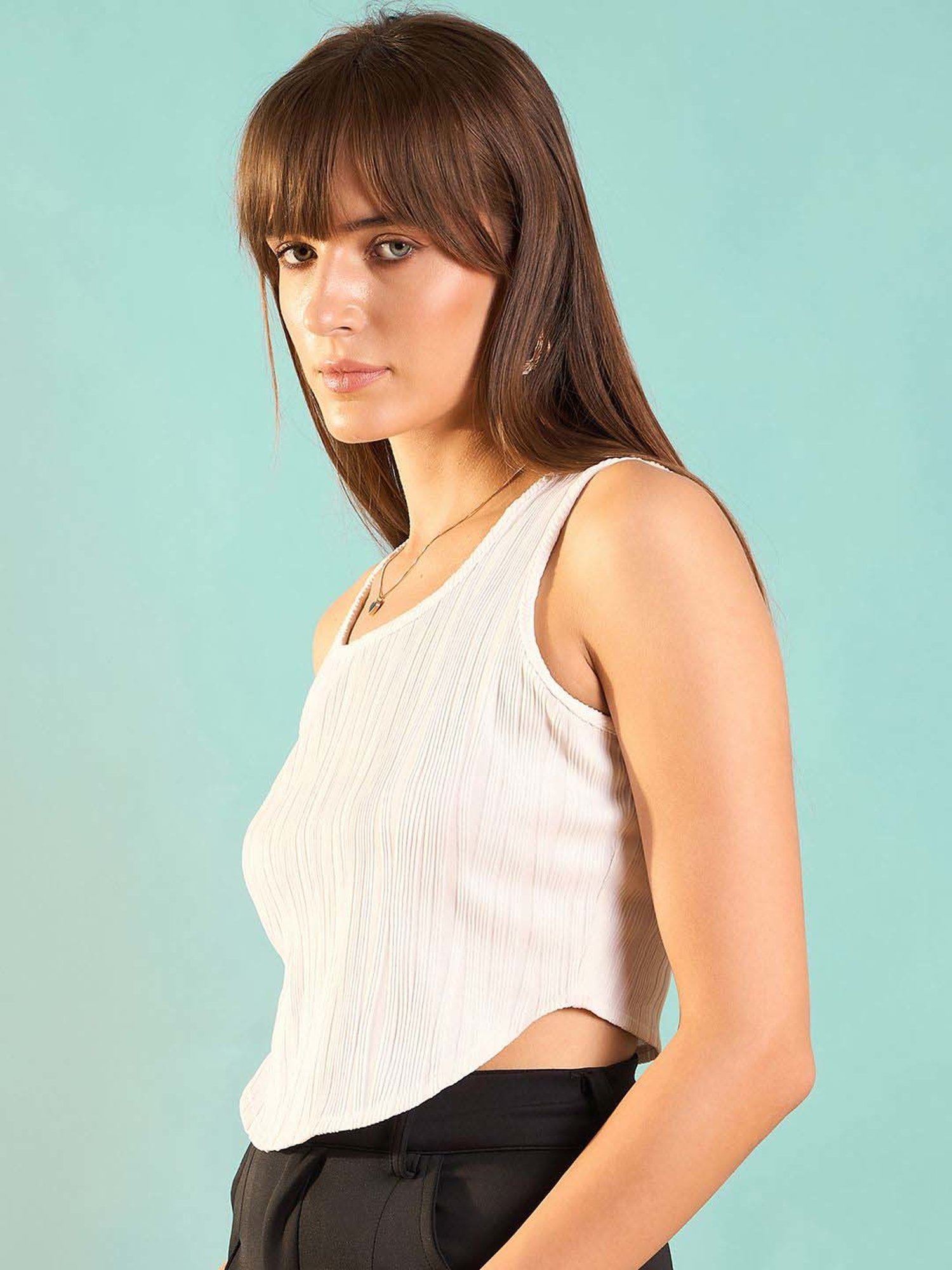 Rare White Striped Top