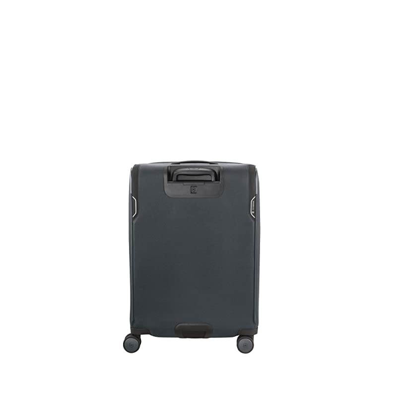 WT 6.0 Softside Spinner Luggage, Black, Checked-Medium (24")