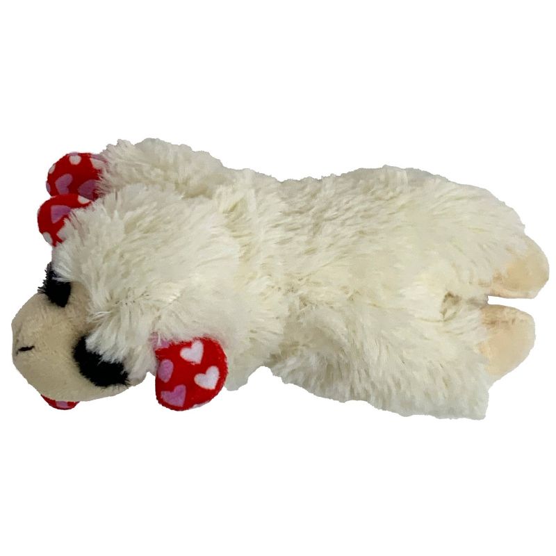 Multipet Valentine Lamb Chop Dog Toy - Red - 6"
