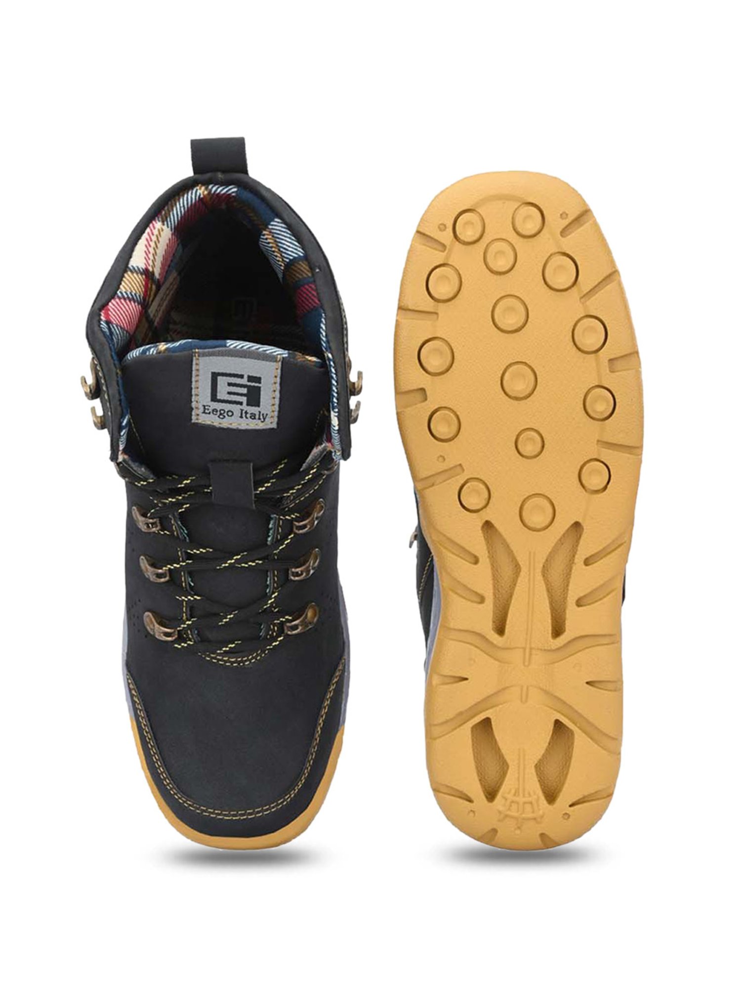 Eego Italy Men's Black Casual Boots