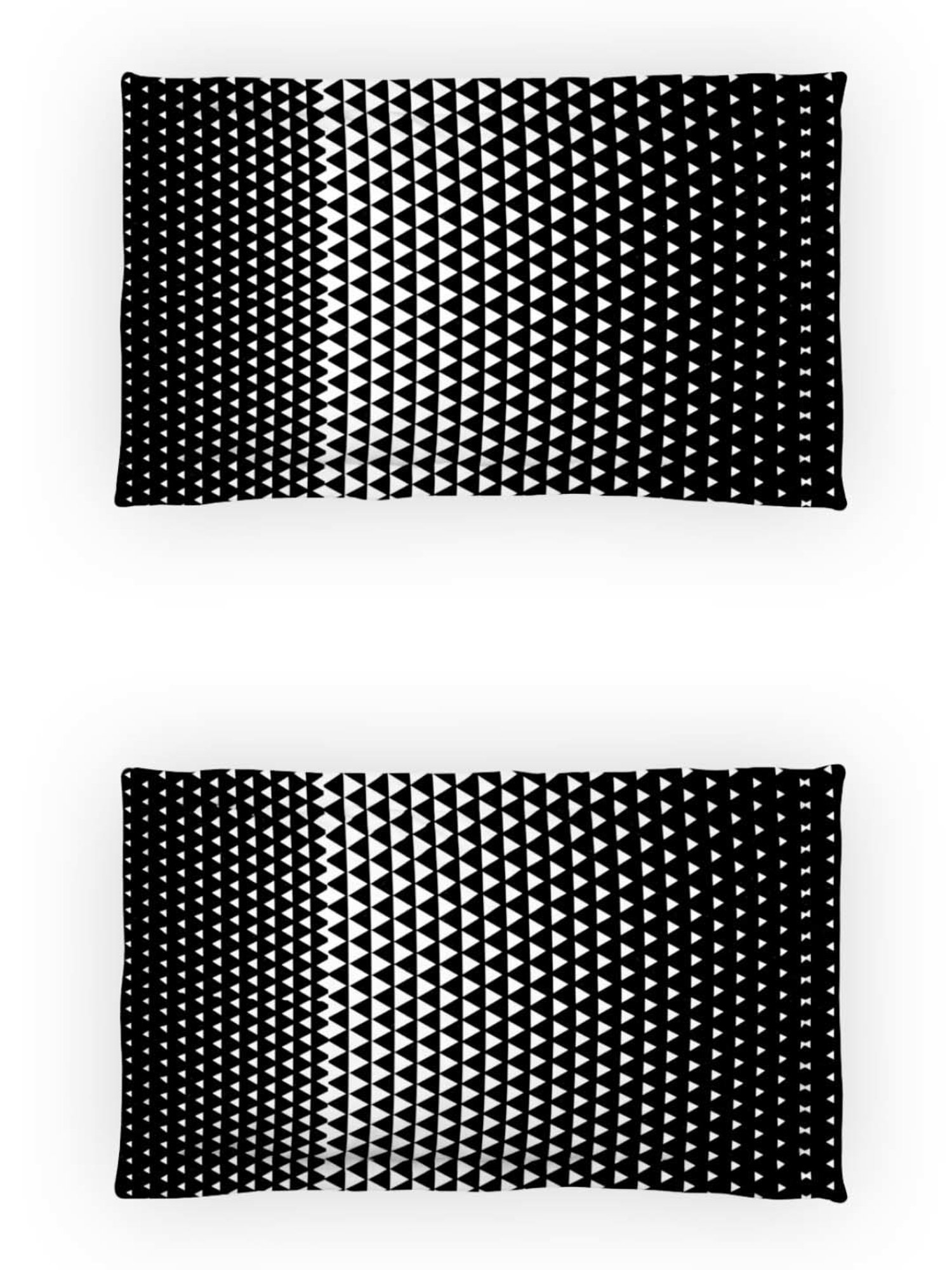 DDecor Geometric Grey 144 TC Cotton King Bedsheet with 2 Pillow covers