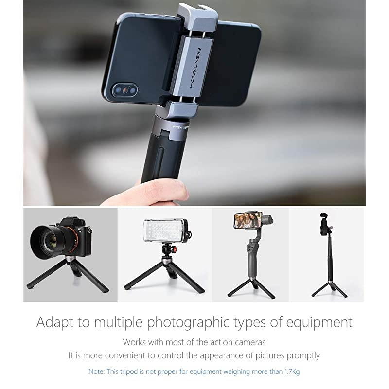 Tripod Mini Handle Compatible with OSMO Pocket 2 Gopro 9Gopro 8DJI OM4OSMO ActionOSMO PocketOSMO Mobile 3Feiyu Pocket