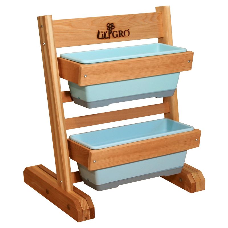 Lil' GRO 15 x 24 x 12" Single Vertical Grow System - Lite Blue