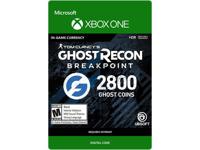 Ghost Recon Breakpoint: 600 Ghost Coins Xbox One [Digital Code]