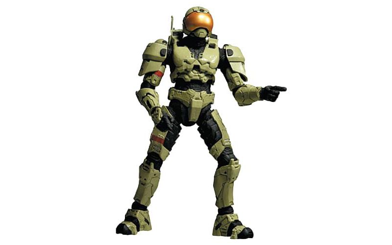 Mcfarlane Toys McFarlane Halo 3 Series 4 Figure Spartan Soldier Security Olive
