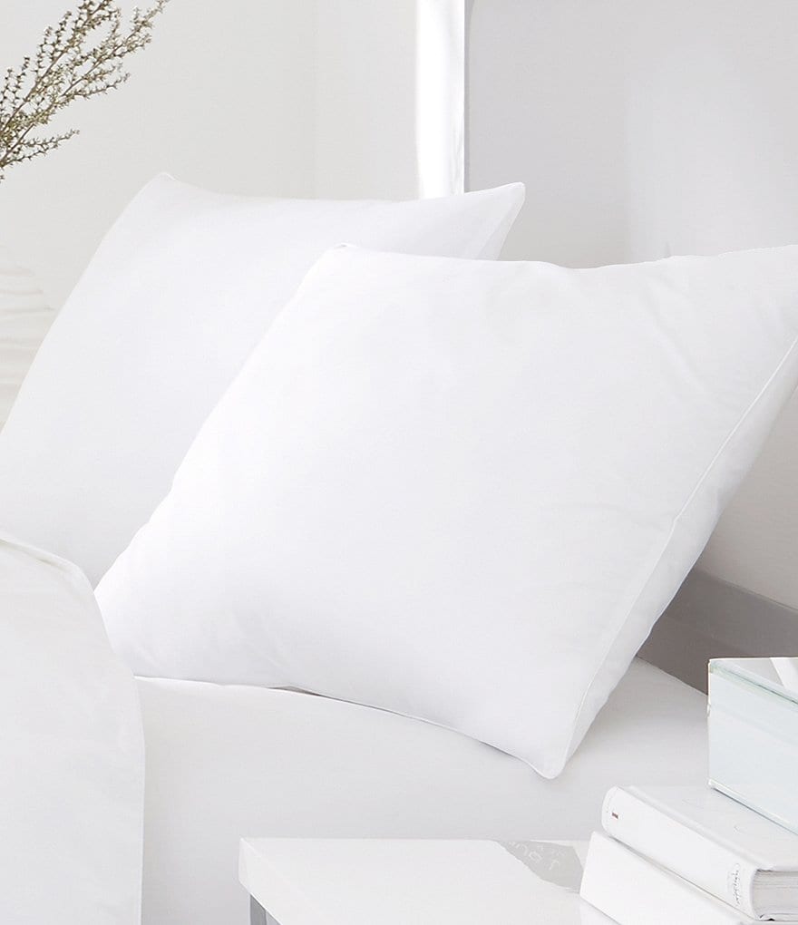 J. Queen New York Regency White Goose Down Medium Density Pillow