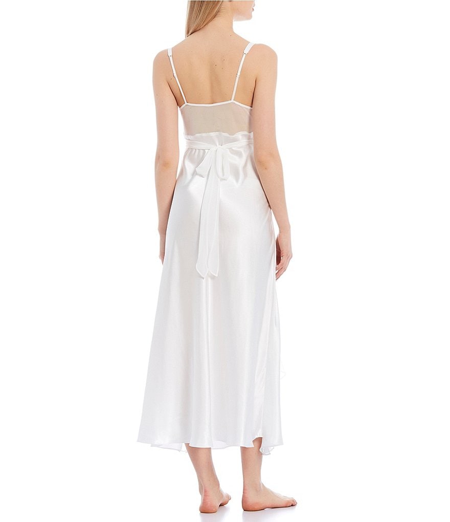 In Bloom by Jonquil Satin & Lace Long Gown