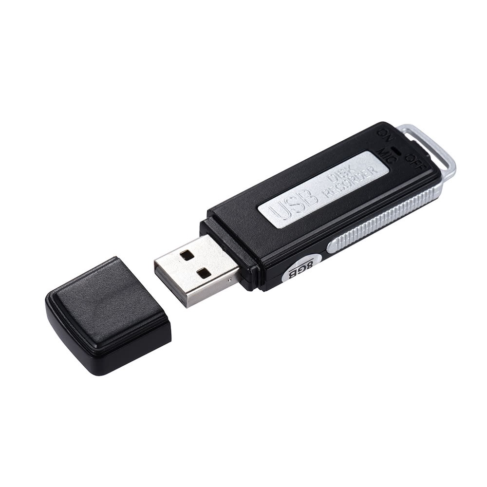 SK-868 8GB Portable USB Disk Audio Voice Recorder