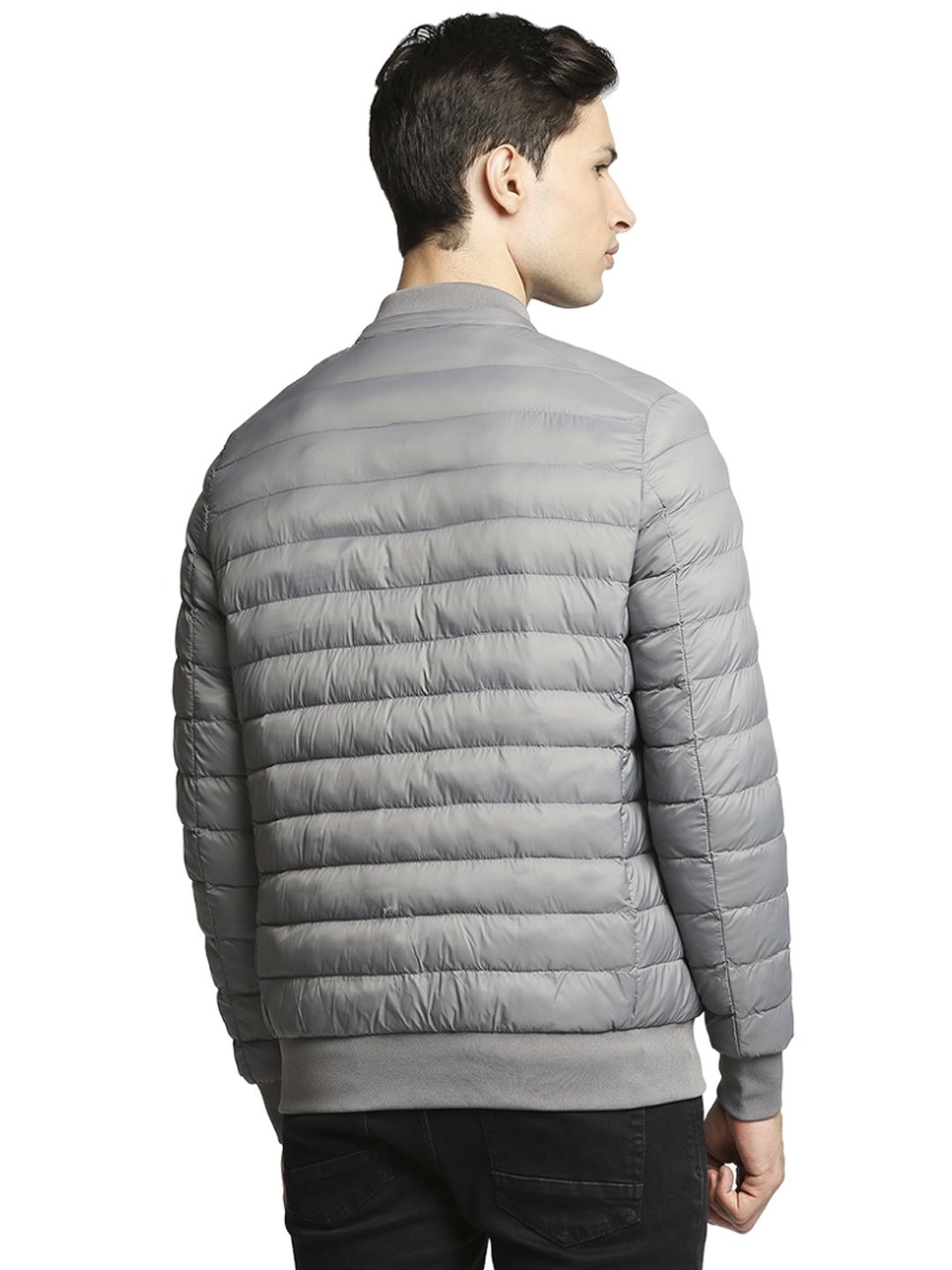 Colorplus Grey  Tailored Fit Quilted Jackets