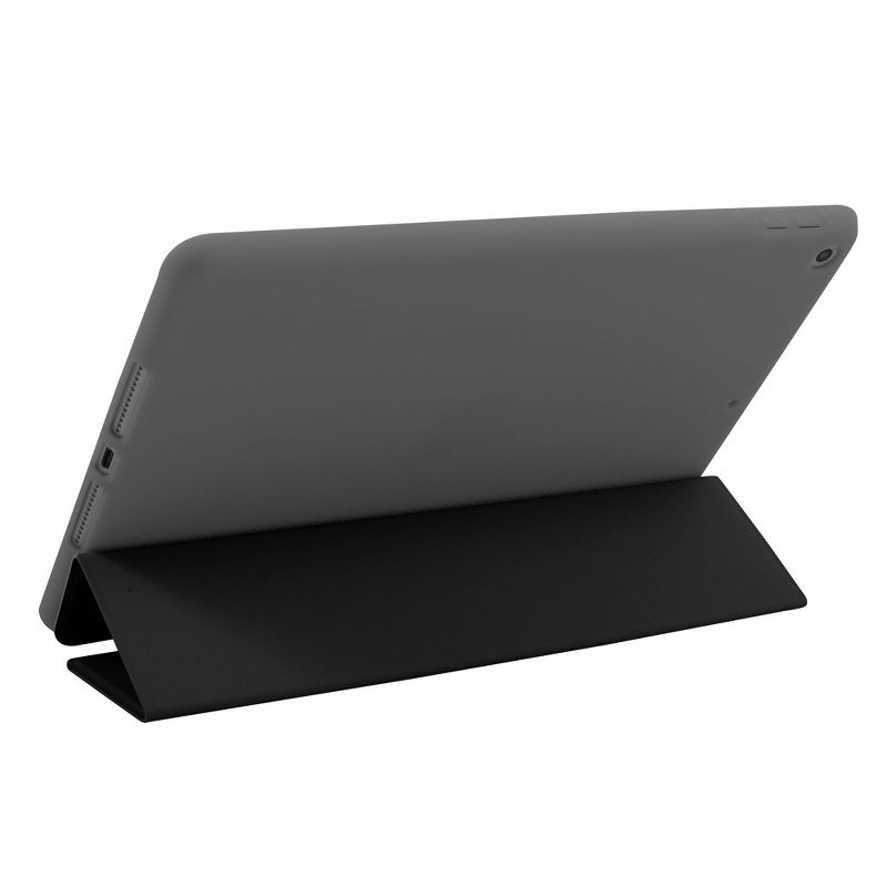 Insten - Tablet Case for iPad 10.2" 2019 & 2020, Gen 7 & 8, Liquid Silicone, Frosted Back, Auto Sleep/Wake, Pencil Charging, Red