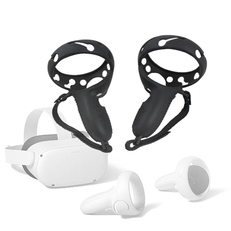 VR Accessories Protective Cover For Oculus Quest 2 VR Touch Controller Case With Knuckle Strap Handle Grip For Oculus Quest 2