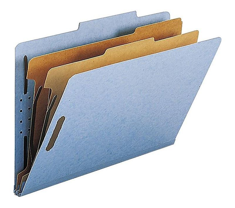 Nature Saver Classification Folders w/ Fstnrs 2 Dvdrs Legal 10/BX BE SP17224