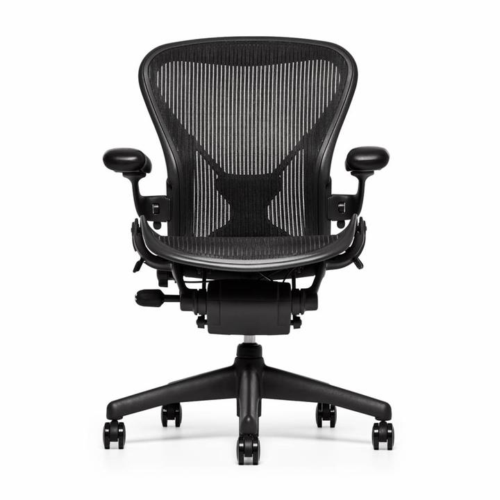 Herman Miller Aeron Ergonomic Chair w/ Posturefit - Size B Fully Adjustable | Perfect for Commercial Office and Home Office Set-Up