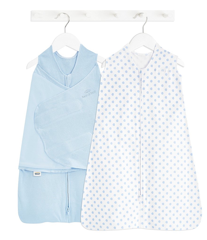 Halo Baby 3-12 Months SleepSack Swaddle Wearable Blanket 2-Piece Gift Set