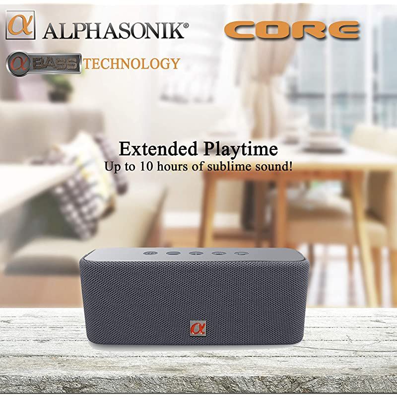 CORE Home Wireless Bluetooth Portable Speaker with HD Sound and Bass Builtin Mic Micro USB Auxilliary 35mm and Built in 2000mah Long Lasting Battery for iPhone Samsung