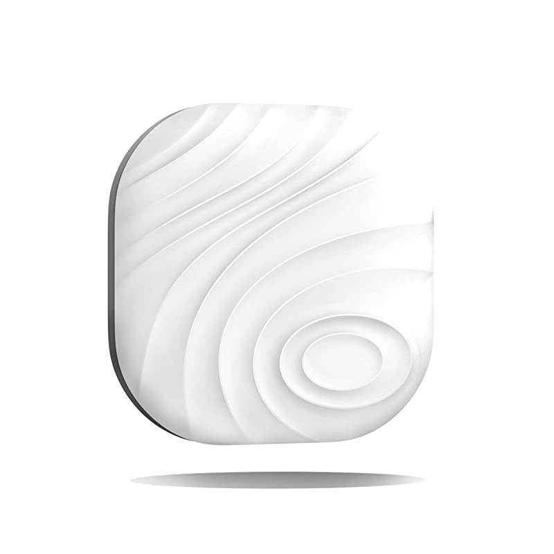 Smart Key Finder Bluetooth WiFi Tracker GPS Locator Wallet Phone Key AntiLost Bidirectional Alarm Reminder 1 Pack White