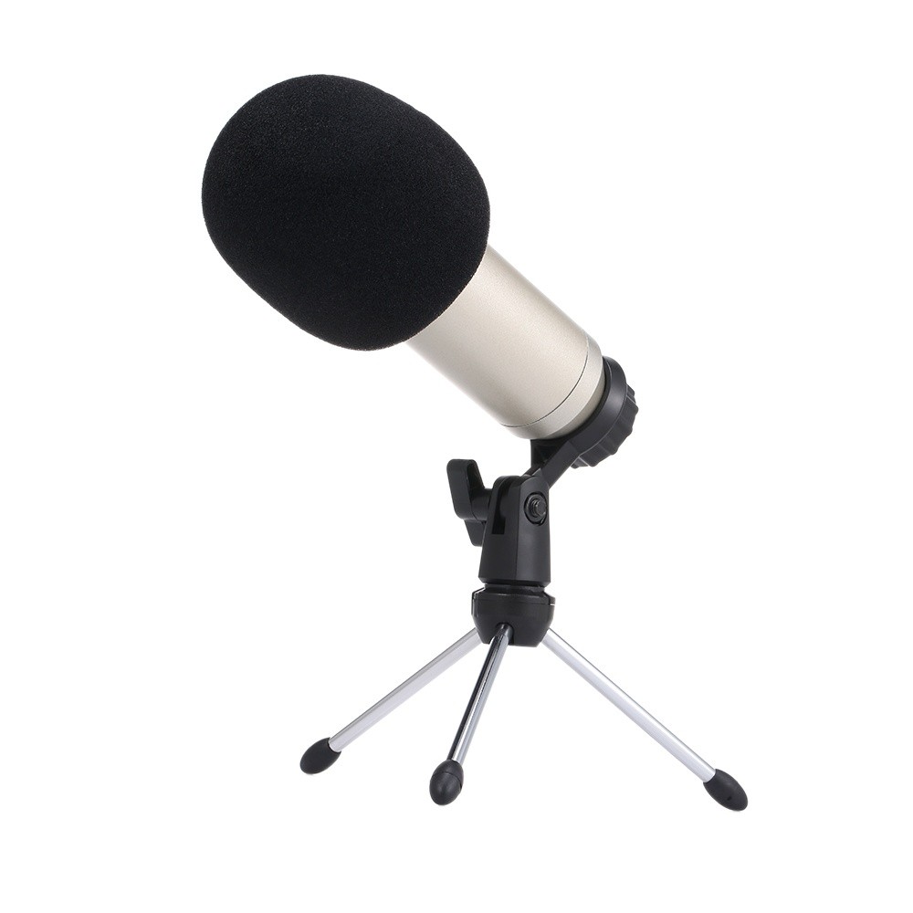 BM830 USB Microphone Professional Desktop Podcast Condenser Microphone with Folding Stand Tripod for PC Phone Karaoke Studio Recording