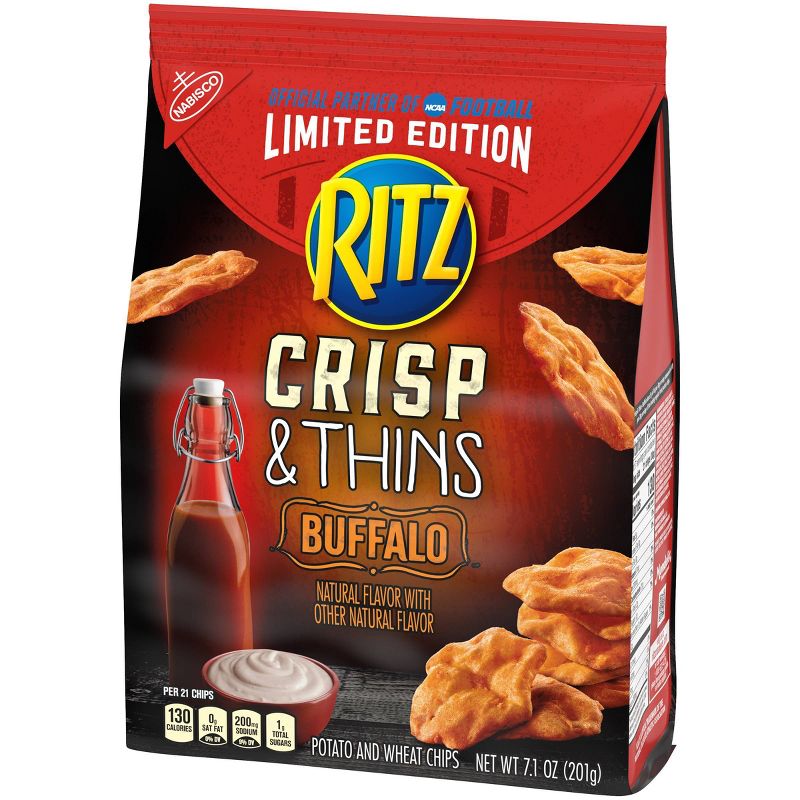 Ritz Crisp & Thins Buffalo Potato Chips - 7.1oz