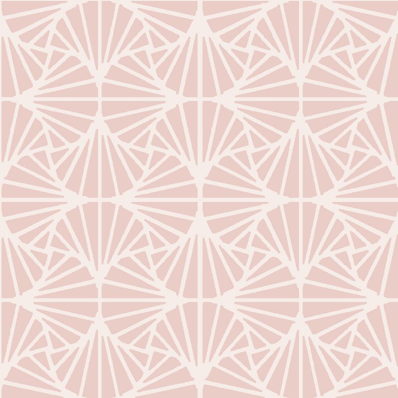 27" Geller Modern Counter Height Barstool Scallop Tile Pink - Project 62™